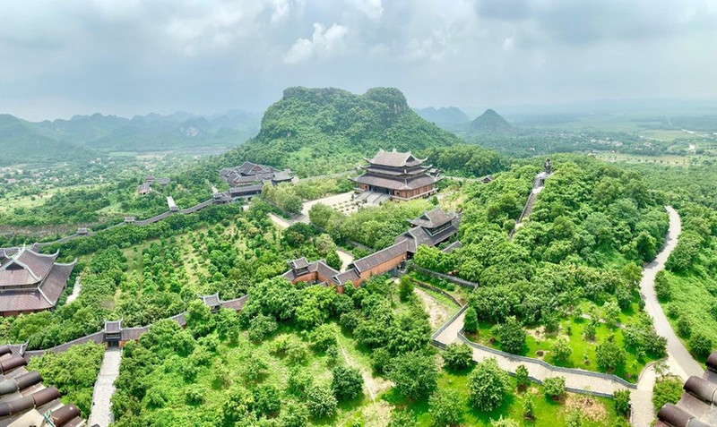 La pagode Bai Dinh est célèbre pour ses nombreux records asiatiques et vietnamiens. Photo: VNA