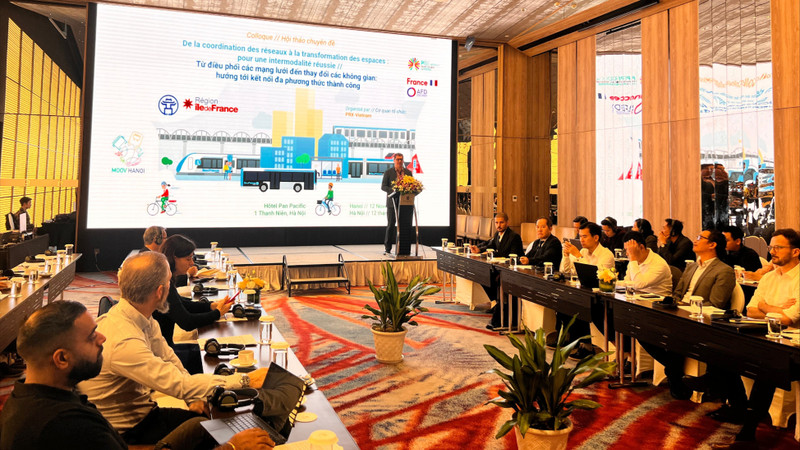 Emmanuel Cerise, directeur de PRX-Vietnam, prend la parole. Photo: BTC