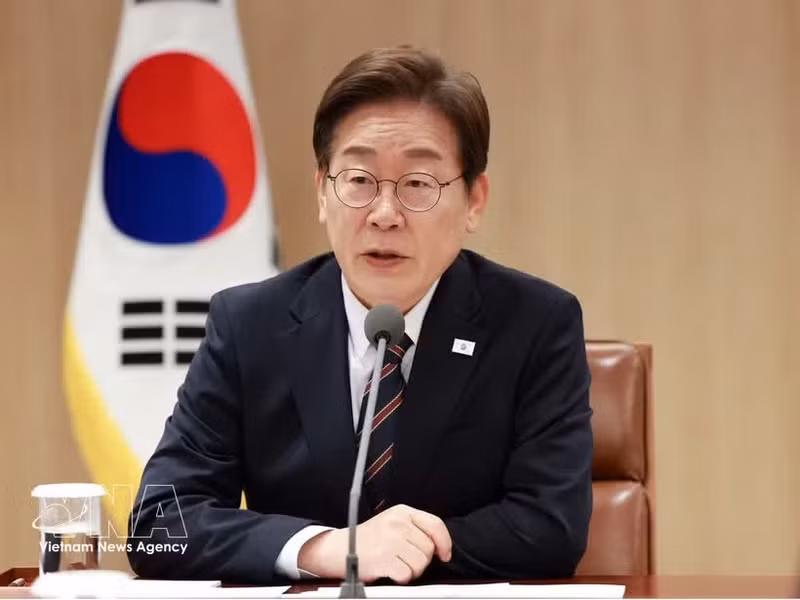 Le président sud-coréen Lee Jae Myung. Photo : Yonhap/VNA.