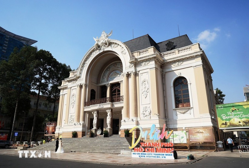 Opéra de Ho Chi Minh-Ville. Photo : VNA.