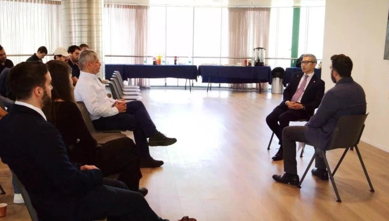 L’ambassadeur du Vietnam en Israël, Ly Duc Trung, au colloque organisé par l’Université de Haïfa. Photo : VNA.