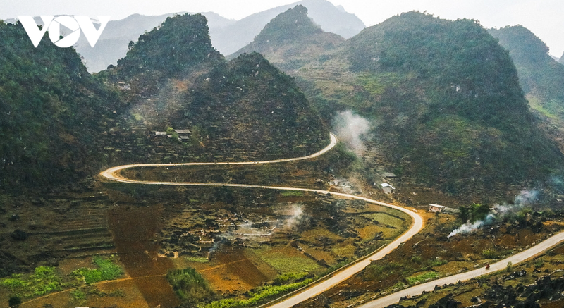 La beauté du plateau calcaire de Dông Van, premier parc géologique du Vietnam. Photo: VOV