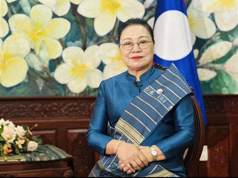 L'ambassadrice du Laos au Vietnam, Khamphao Ernthavanh. Photo: VNA