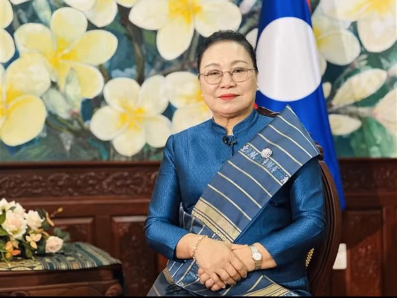 L'ambassadrice du Laos au Vietnam, Khamphao Ernthavanh. Photo: VNA
