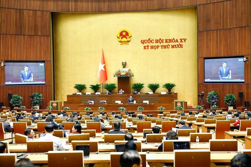 La 10e session de la 15e Assemblée nationale. Photo: VNA