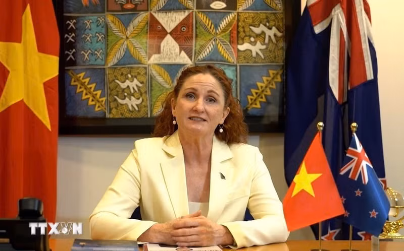L’ambassadrice de Nouvelle-Zélande au Vietnam, Mme Caroline Beresford. Photo : VNA.