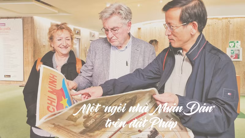 Une « Maison du Nhan Dan » sur le sol français. Photo: NDEL