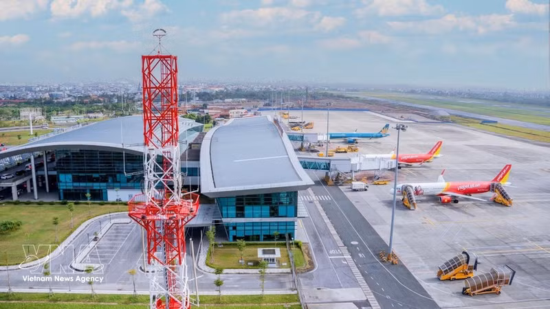 Terminal de l'aéroport de Hai Phong. Photo : VNA.