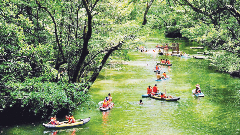 Écotourisme dans le nord-ouest de Quang Tri. Photo : NDEL
