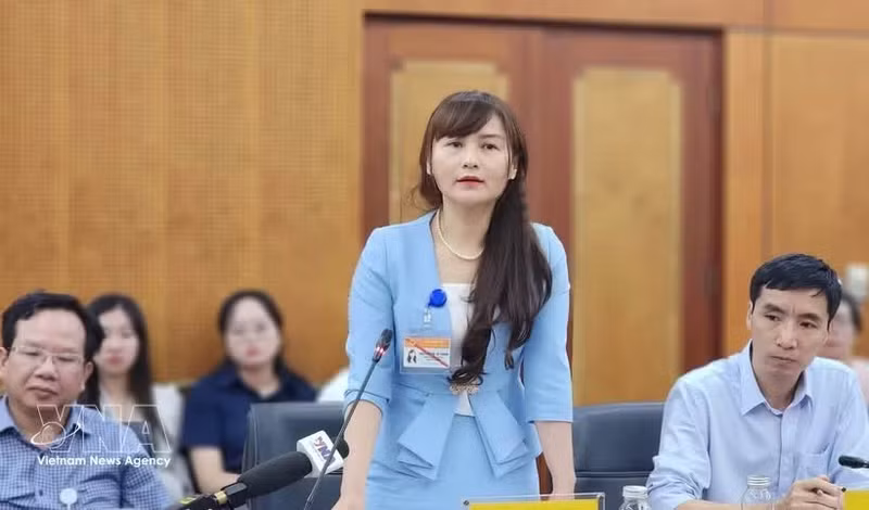 Nguyen Thi Tu Thanh, directrice adjointe du Département des administrations locales, ministère de l'Intérieur. Photo : VNA.