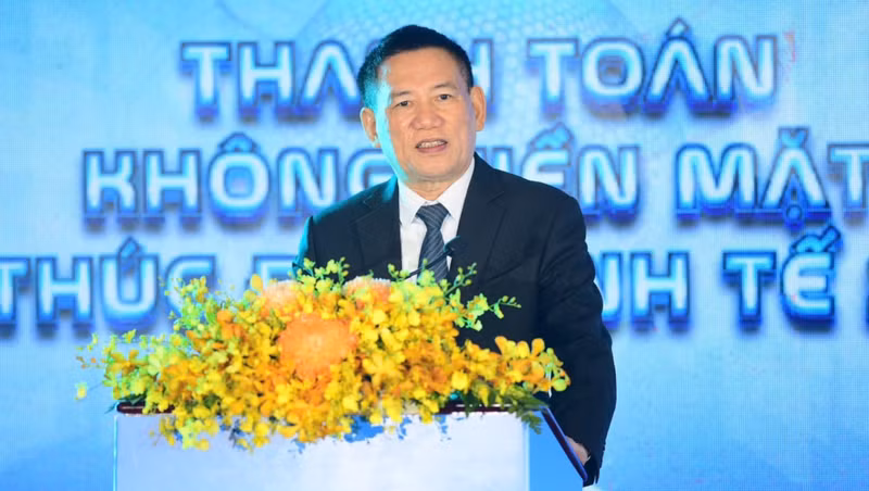 Le vice-Premier ministre Ho Duc Phoc prend la parole. Photo: TTO