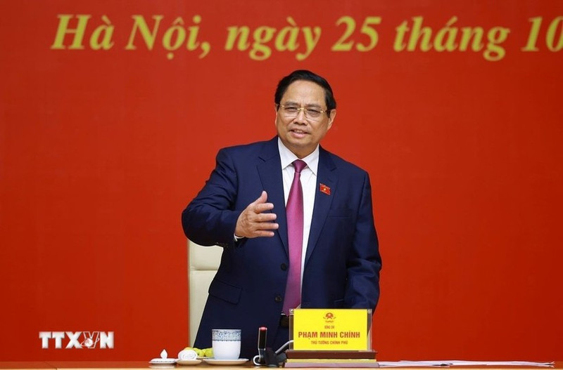 Le Premier ministre Pham Minh Chinh. Photo : VNA.