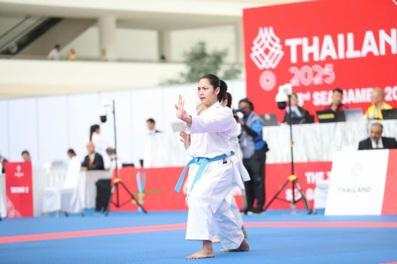 L'équipe vietnamienne de karaté vise 3 à 4 médailles d'or aux 33èmes Jeux d'Asie du Sud-Est de cette année. Photo : https://thethao247.vn