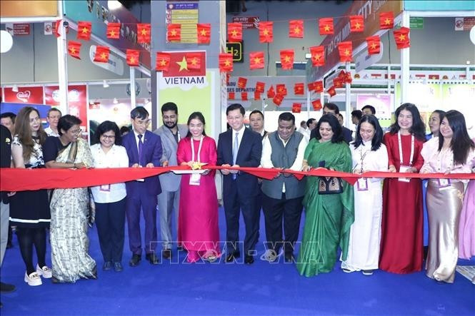 Inauguration du pavillon vietnamien au Salon mondial de l'alimentation 2025 en Inde. Photo : VNA.