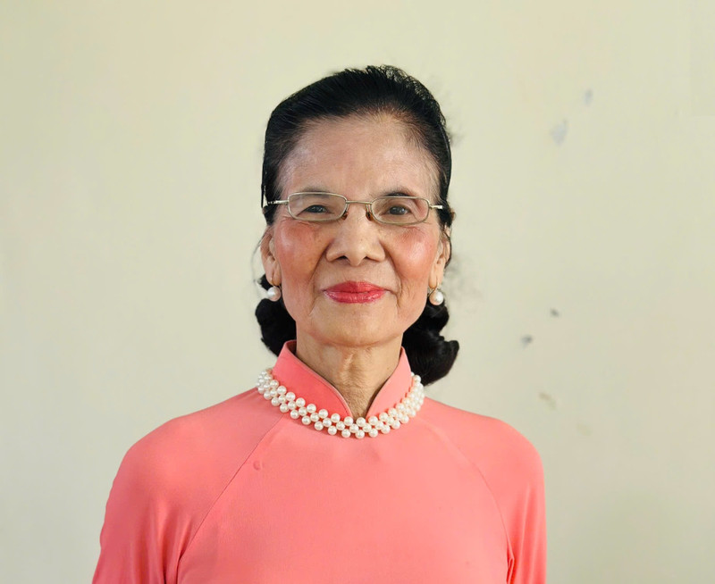 Pham Thi Thanh Son, secrétaire du Comité du Parti no 8 et cheffe du groupe résidentiel no 9 du quartier de Kim Lien. Photo: hanoimoi.vn