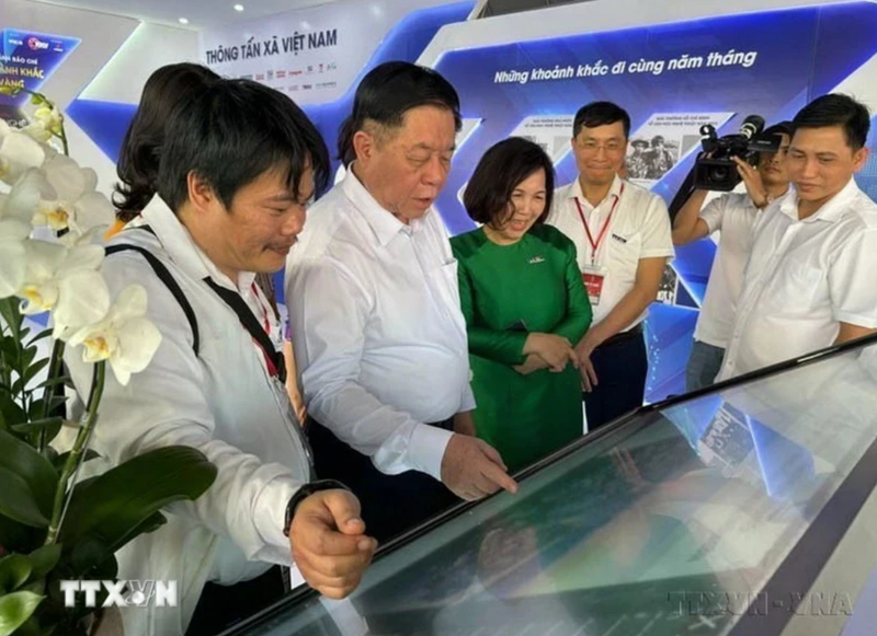 Le Festival national de la presse 2025 s'ouvre officiellement au Centre national des congrès de Hanoï le 19 juin au matin, marquant un tournant pour le paysage médiatique vietnamien. Photo : VNA.