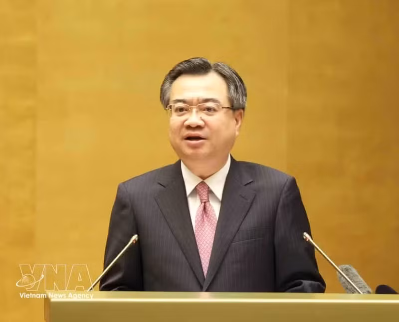 Le président de la Commission des politiques et des stratégies du Comité central du Parti, Nguyên Thanh Nghi, lors de l'événement, à Hanoi, le 29 juillet. Photo : VNA.
