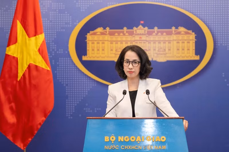 La porte-parole du ministère des Affaires étrangères, Pham Thu Hang. Photo: ministère des Affaires étrangères