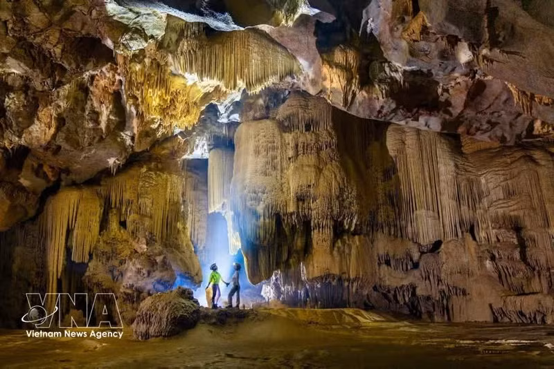 La nouvelle grotte est baptisée "grotte Thang" (Victory Cave). Photo : VNA.