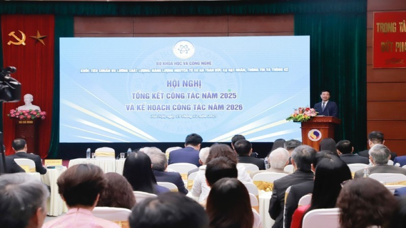 Lors de la conférence pour dresser le bilan de l'année 2025 et définir les orientations et missions clés pour 2026. Photo: NDEL