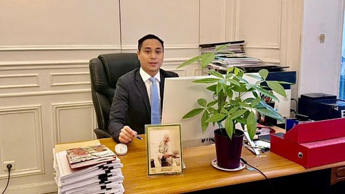 Vu Thai Ha, secrétaire adjoint du Comité du Parti de l’Ambassade du Vietnam en France. Photo: NDEL