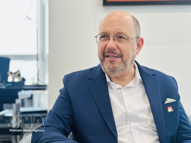 L’ambassadeur de Suisse au Vietnam, Thomas Gass. Photo : VNA.