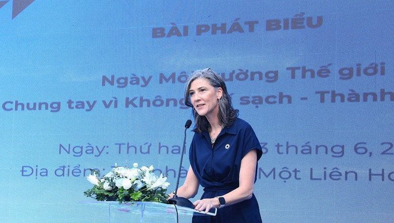 Ramla Khalidi, représentante en chef du Programme des Nations Unies pour le développement (PNUD) au Vietnam Photo : PNUD.