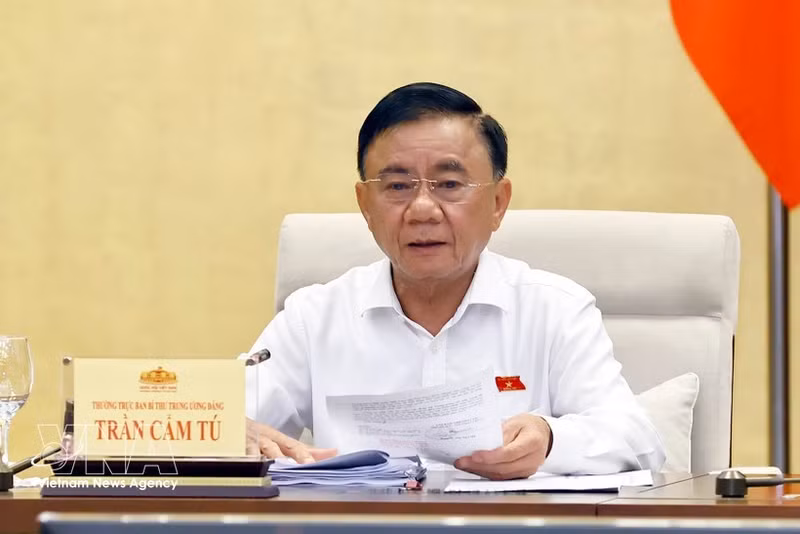 Tran Cam Tu, membre du Politburo et membre permanent du Secrétariat du Comité central du Parti. Photo : VNA.