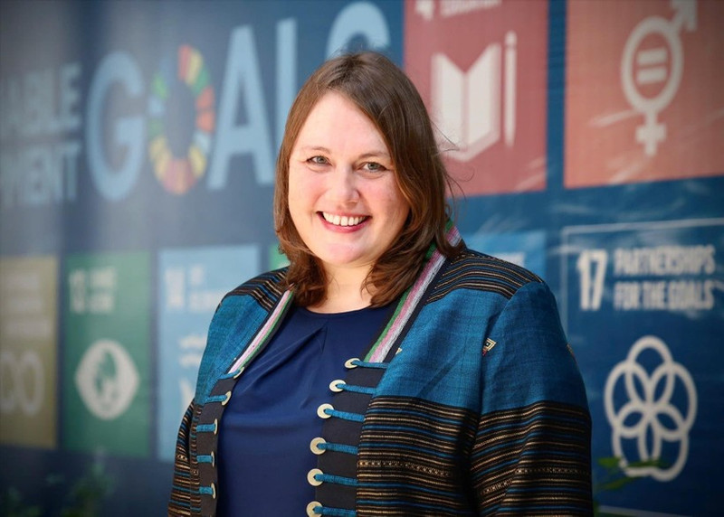Kendra Rinas, cheffe de mission de l'Organisation internationale pour les migrations (OIM) au Vietnam. Photo : VNA