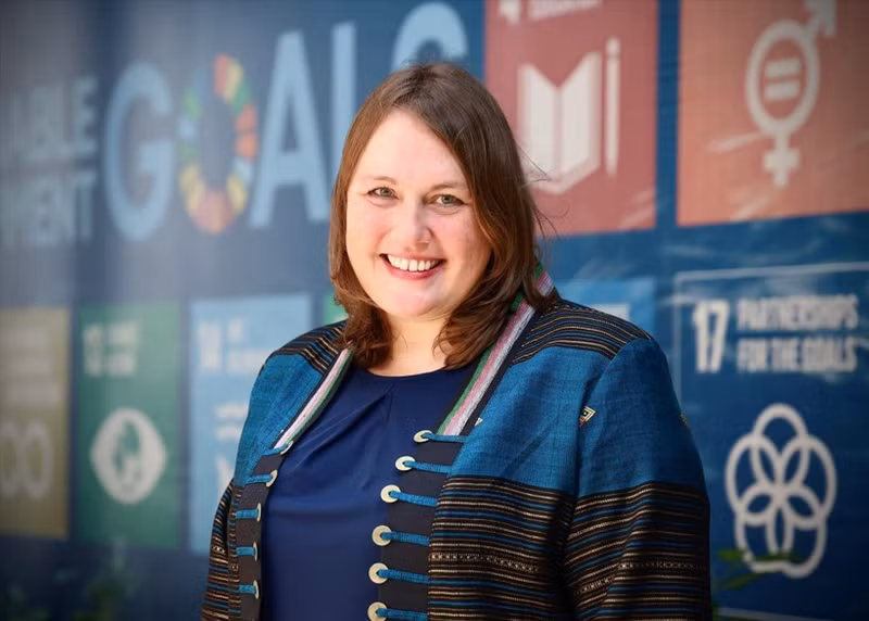 Kendra Rinas, cheffe de mission de l'Organisation internationale pour les migrations (OIM) au Vietnam. Photo : VNA