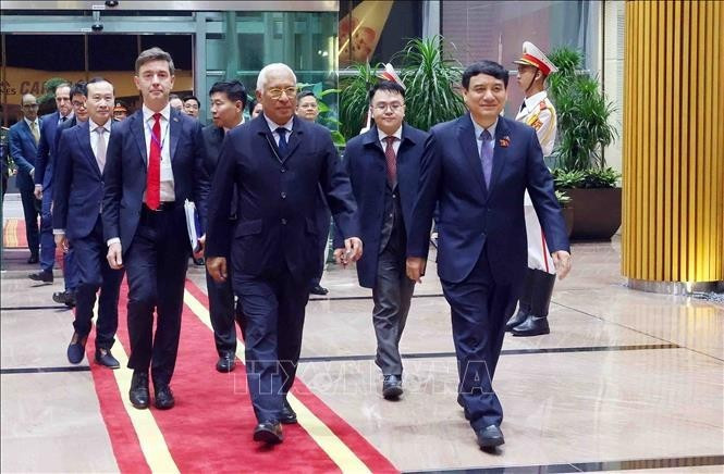 Le président du Conseil européen António Costa entamme sa visite officielle au Vietnam. Photo : VNA