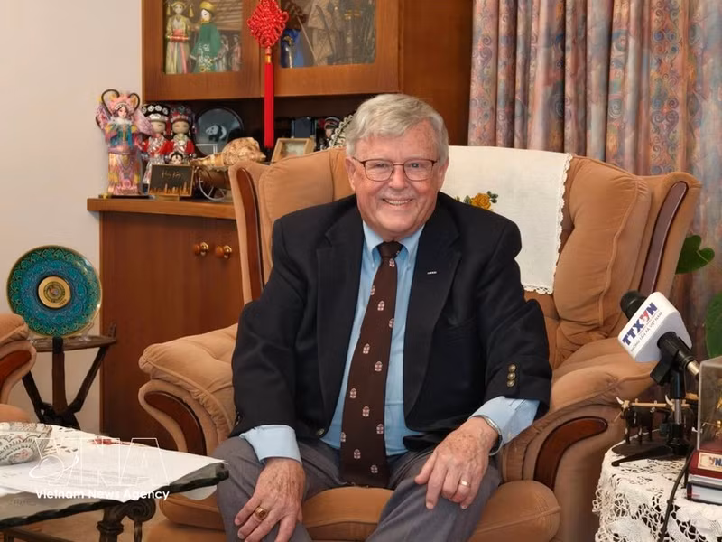 Le Professeur Carl Thayer, de l’Académie australienne de la Défense relevant de l’Université de Nouvelle-Galles du Sud. Photo / VNA.