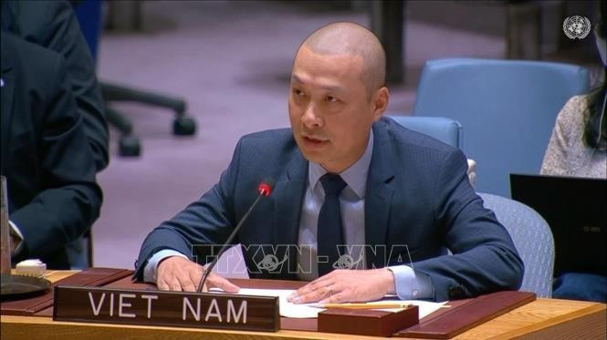 Le ministre conseiller Nguyen Hoang Nguyen, représentant permanent adjoint du Vietnam auprès des Nations Unies. Photo : VNA