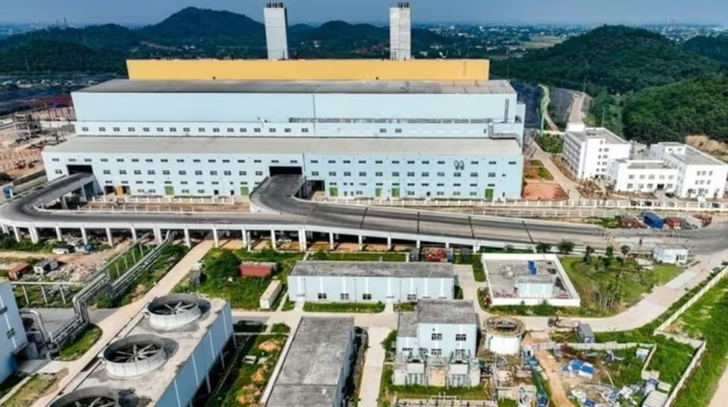 Usine de production d'électricité à base de déchets de Soc Son. Photo: NDEL