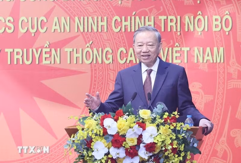 Le secrétaire général du Parti communiste du Vietnam (PCV) To Lam. Photo : VNA.