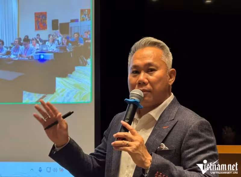 Eric Yeo, directeur général d'AWS Vietnam. Photo: Du Lam