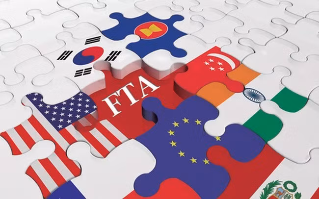 Le Vietnam a signé 17 accords de libre-échange et promeut des négociations sur une série d’accords de libre-échange avec de nouveaux marchés. Source: baodautu