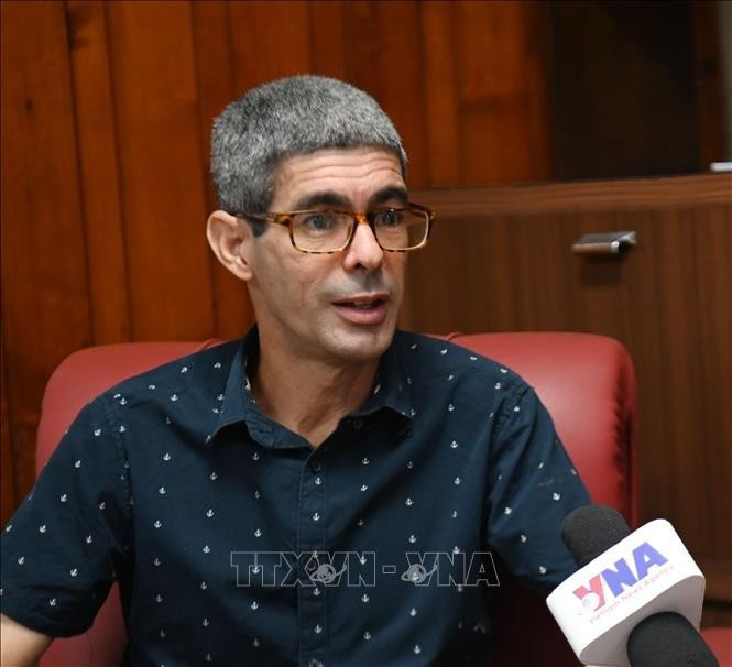 Norland Rosendo González, directeur général de l'Agence de presse cubaine. Photo : VNA.