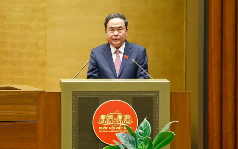 Le président de l’Assemblée nationale Trân Thanh Mân assure la présidence du Conseil électoral national. Photo : VNA.