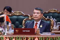 Le Premier ministre Le Minh Hung au 18e Sommet des BRICS, le 13 septembre à New Delhi en Inde. Photo : VNA. 