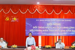 Le président du Comité populaire d’An Giang, Ho Van Mung, à l'événement. Photo : VNA.
