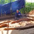 Un four de cuisson de tuiles datant approximativement des IIᵉ-IIIᵉ siècles découvert lors de la campagne de fouilles. (Source : journal Van Hoa)