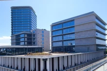 Le bâtiment du CFI situé dans le Parc des logiciels N°2 à Hai Châu est pressenti pour accueillir les activités financières internationales à Dà Nang. Photo : VNA.