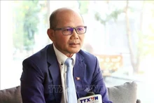 Uch Leang, directeur par intérim du Département de recherche Asie-Afrique et Moyen-Orient à l’Académie des relations internationales du Cambodge (relevant de l’Académie royale du Cambodge). Photo : VNA.