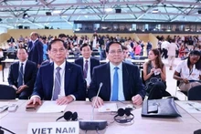 Le Premier ministre Pham Minh Chinh participe à l'ouverture de l'UNOC3. Photo: VNA
