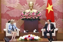 Le président de l'AN Trân Thanh Mân reçoit l'ambassadrice d'Australie au Vietnam Gillian Bird. Photo: VNA