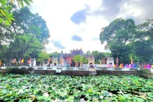 Maison communale et temple de Binh Dà, commune de Binh Minh, Hanoï. Photo : VTC News. 