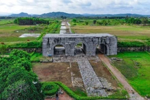 La citadelle de la dynastie des Hô, dans la commune de Vinh Lôc, province de Thanh Hoa (Centre).