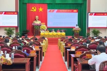 Lors du séminaire scientifique sur le thème « Développer un contingent de cadres féminins dans le delta du Mékong à la nouvelle ère », le 11 octobre 2025 à Vinh Long. Photo : NDEL.