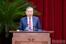 Le secrétaire général du Comité central du Parti, To Lam. Photo: NDEL